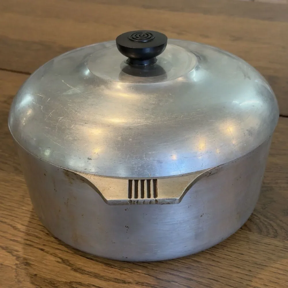 Vintage Magnalite 4248 Dutch Oven 5 Qt 4.7L Cast Aluminum Pot Roaster W/Lid USA
